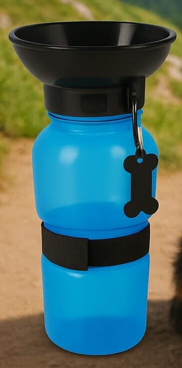 Bebedero Portátil para Perros y Gatos | Botella de Agua Antiderrames